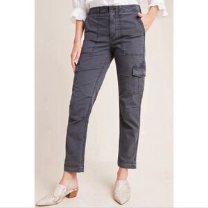 Anthropologie $110‎ Women's Jennie Ripstop Utility Cargo Pocket Ankle Pants 27